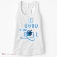 Let The Good Times Roll Raglan Hanukkah Women's Tank Top thumb 0