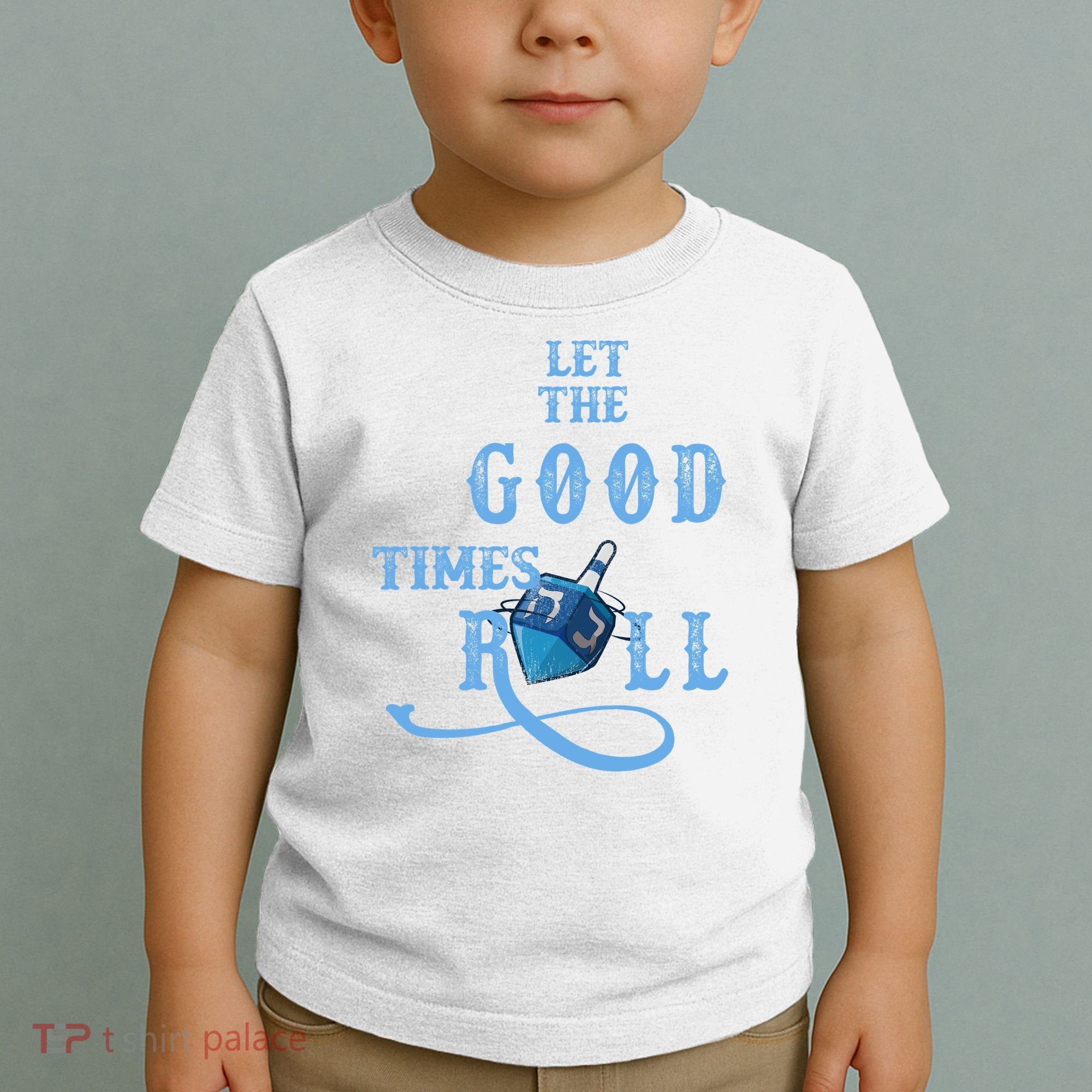 Let The Good Times Roll Raglan Hanukkah Toddler T-Shirt