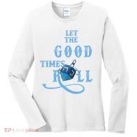 Let The Good Times Roll Raglan Hanukkah Women's Long Sleeve Shirt thumb 0