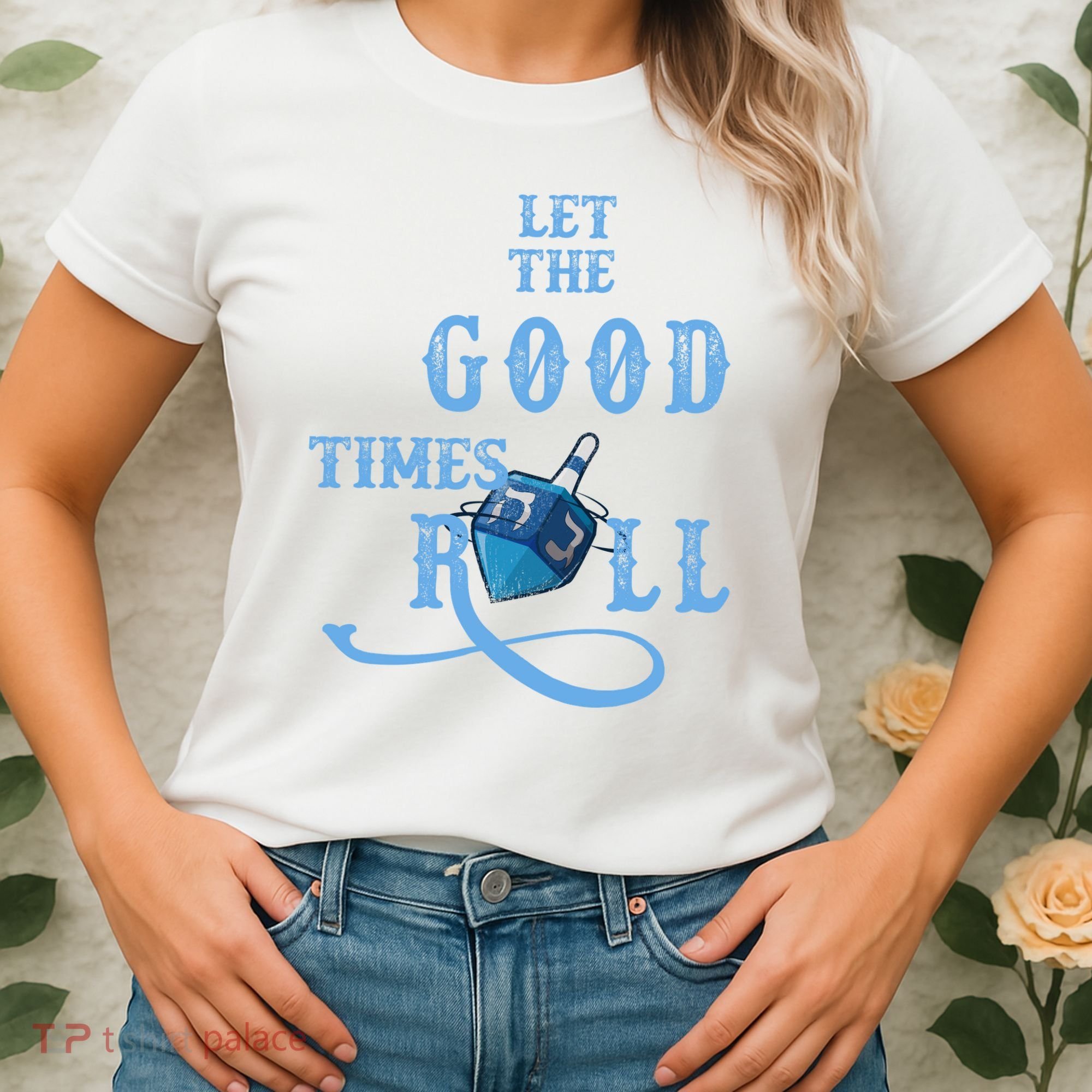 Let The Good Times Roll Raglan Hanukkah Women's T-Shirt