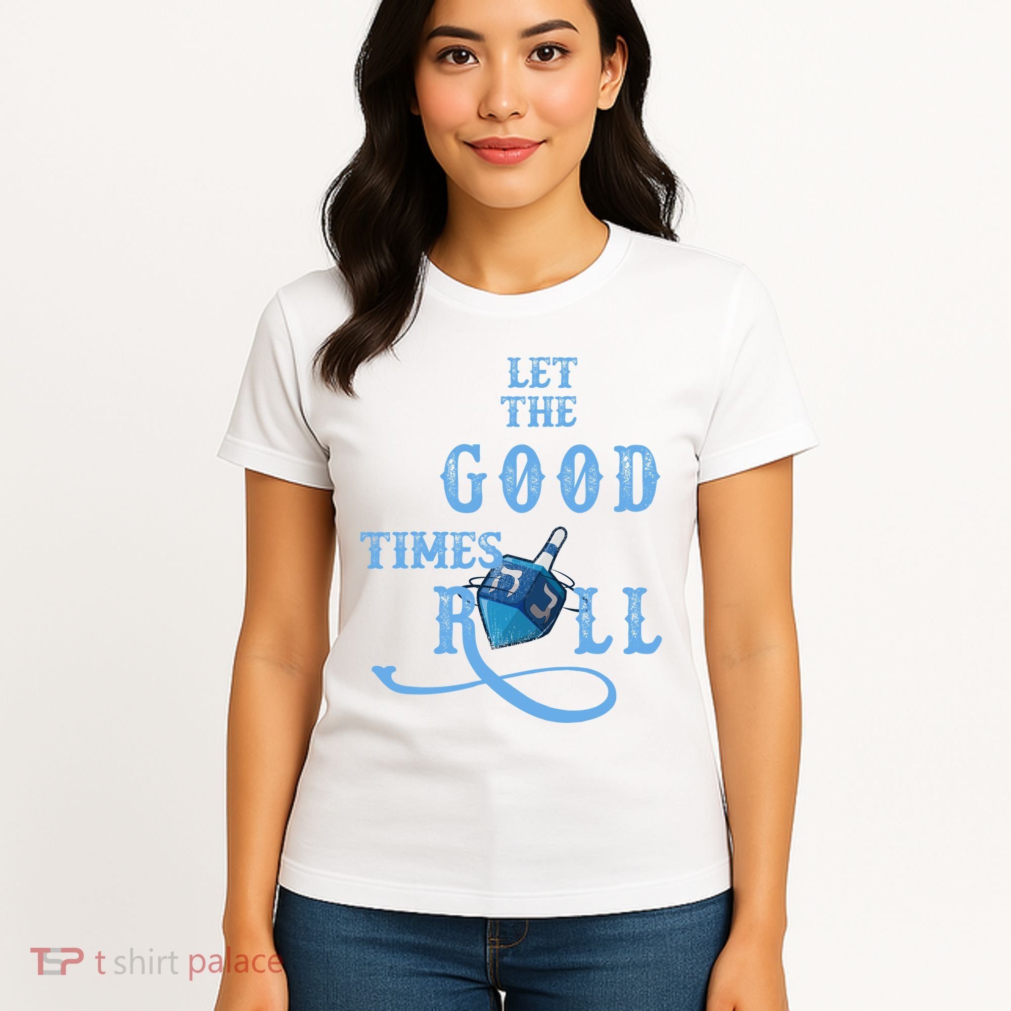 Let The Good Times Roll Raglan Hanukkah Women's T-Shirt