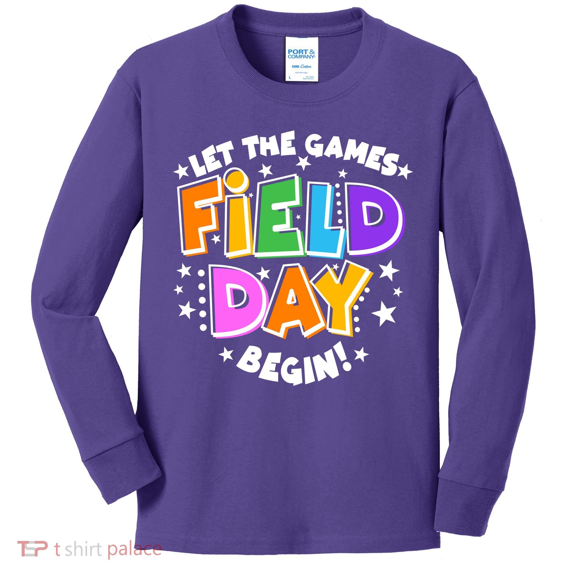 Let The Games Begin Field Day Kids Long Sleeve Shirt