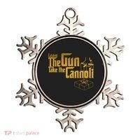 Leave The Gun Take The Cannoli Ornament thumb 0