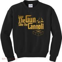 Leave The Gun Take The Cannoli Kids Sweatshirt thumb 0