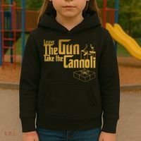 Leave The Gun Take The Cannoli Kids Hoodie thumb 3