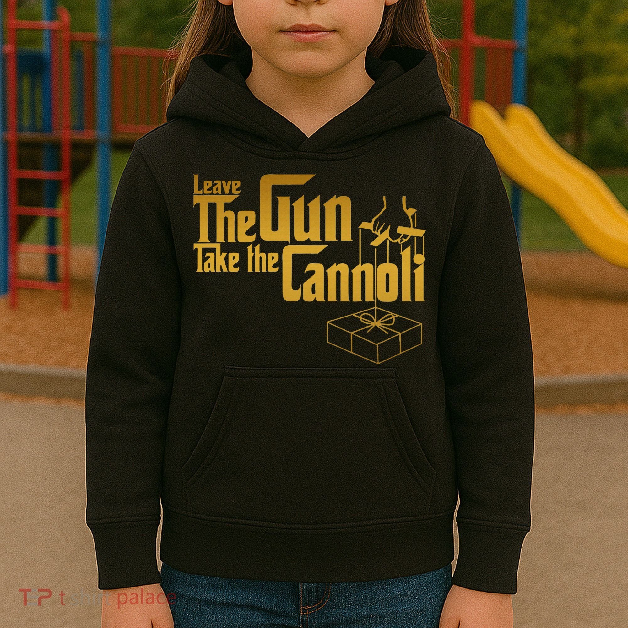 Leave The Gun Take The Cannoli Kids Hoodie