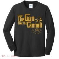 Leave The Gun Take The Cannoli Kids Long Sleeve Shirt thumb 0