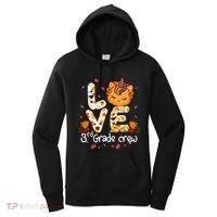 Love Third Grade Crew Unicorn Pumpkin Halloween Matching Great Gift Women's Hoodie thumb 0