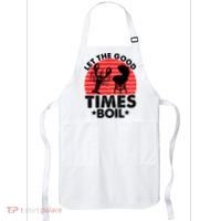 Let The Good Times Boil Funny Crawfish Apron thumb 0