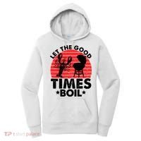 Let The Good Times Boil Funny Crawfish Women's Hoodie thumb 0