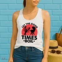 Let The Good Times Boil Funny Crawfish Women's Tank Top thumb 2