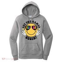 Let The Games Begin Field Day Smile Face Women's Hoodie thumb 0