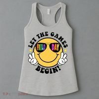 Let The Games Begin Field Day Smile Face Women's Tank Top thumb 3