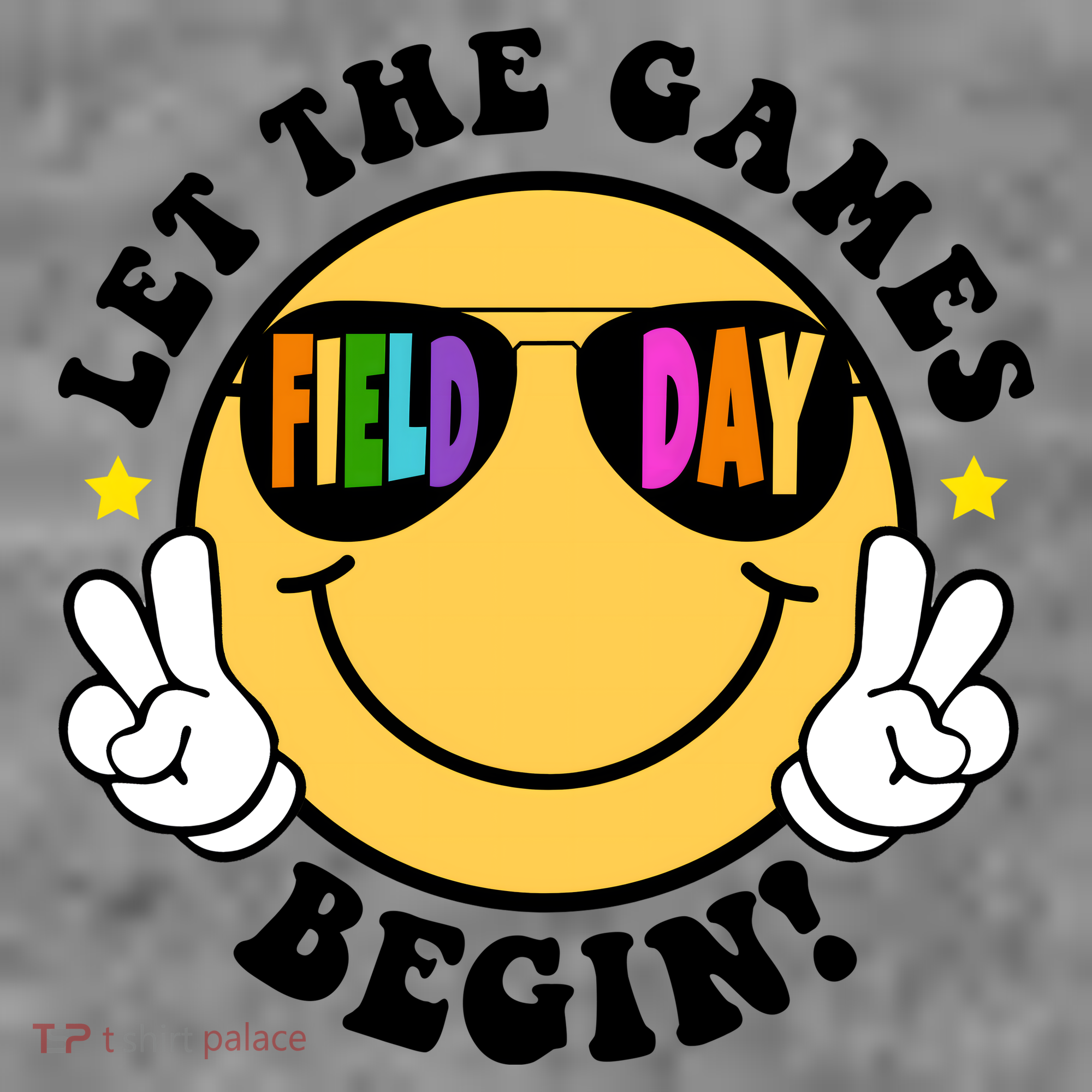 Let The Games Begin Field Day Smile Face Women's Tank Top