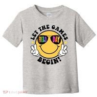Let The Games Begin Field Day Smile Face Toddler T-Shirt thumb 0