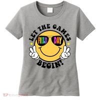 Let The Games Begin Field Day Smile Face Women's T-Shirt thumb 0