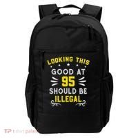 Looking This Good At 95 Years Old 95th Birthday Backpack thumb 0