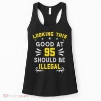 Looking This Good At 95 Years Old 95th Birthday Women's Tank Top thumb 0
