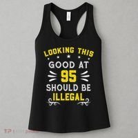 Looking This Good At 95 Years Old 95th Birthday Women's Tank Top thumb 3