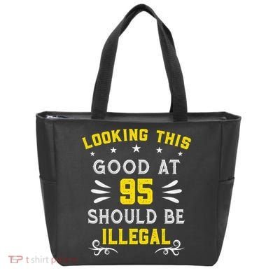 Looking This Good At 95 Years Old 95th Birthday Tote Bag