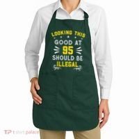 Looking This Good At 95 Years Old 95th Birthday Apron thumb 2