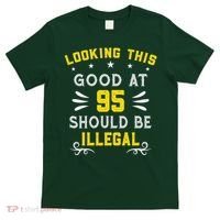 Looking This Good At 95 Years Old 95th Birthday T-Shirt thumb 0