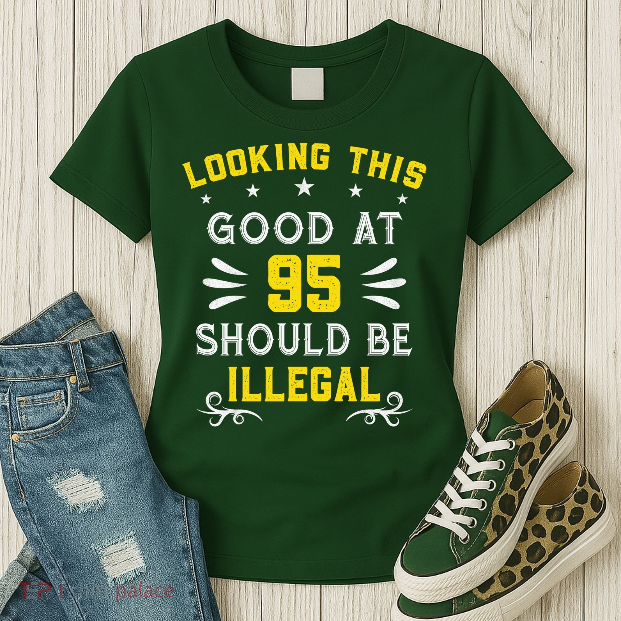 Looking This Good At 95 Years Old 95th Birthday Women's T-Shirt