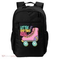Let The Good Times Roll 80s Retro Roller Skate Backpack thumb 0