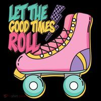 Let The Good Times Roll 80s Retro Roller Skate Ornament thumb 1