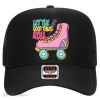 Let The Good Times Roll 80s Retro Roller Skate Hat thumb 0