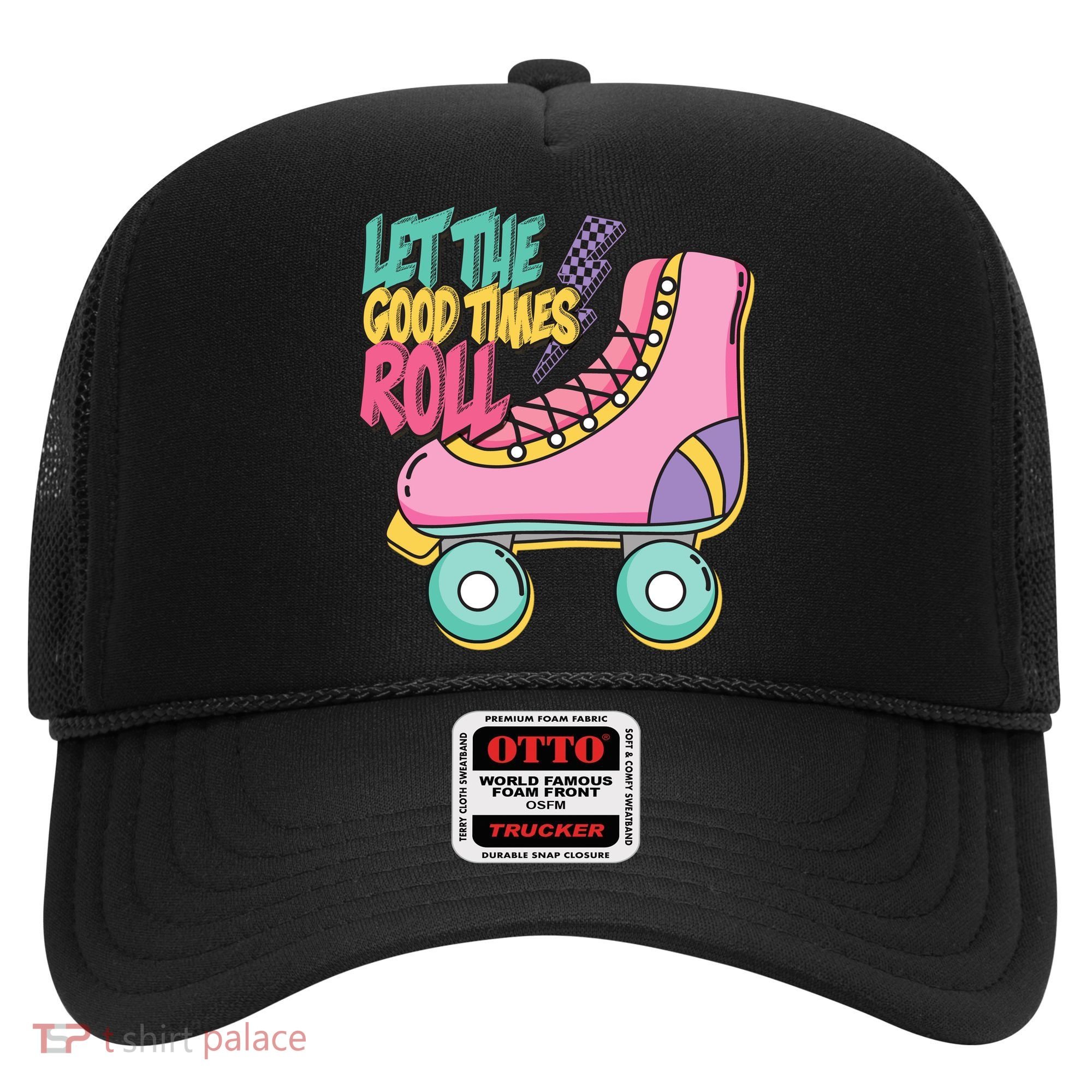 Let The Good Times Roll 80s Retro Roller Skate Hat