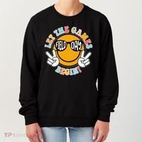 Let The Games Begin Field Day Smile Face Women's Sweatshirt thumb 0