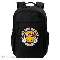 Let The Games Begin Field Day Smile Face Backpack thumb 0