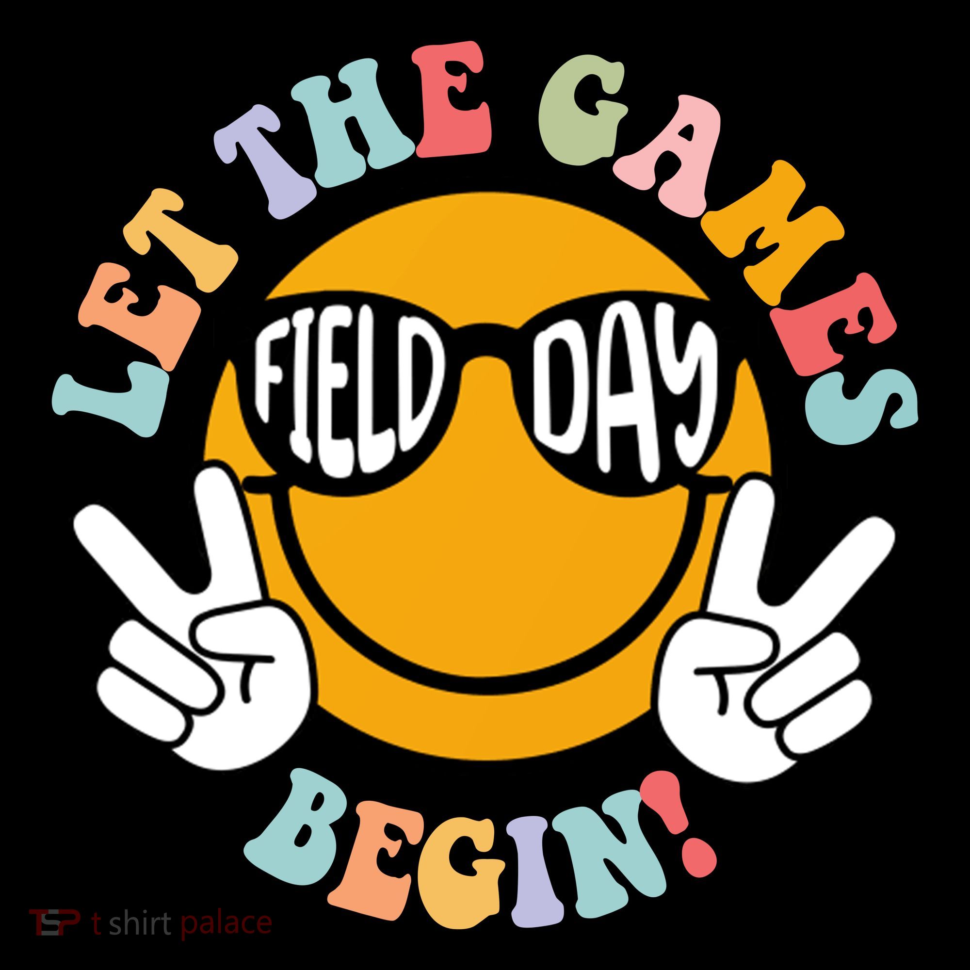 Let The Games Begin Field Day Smile Face Coffee Mug