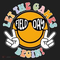 Let The Games Begin Field Day Smile Face Beanie thumb 2