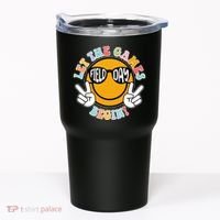 Let The Games Begin Field Day Smile Face Tumbler thumb 0
