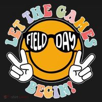 Let The Games Begin Field Day Smile Face Visor thumb 3
