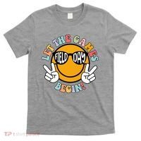 Let The Games Begin Field Day Smile Face T-Shirt thumb 0