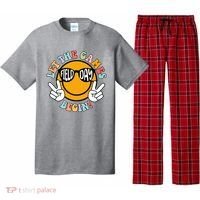 Let The Games Begin Field Day Smile Face Pajama Set thumb 0
