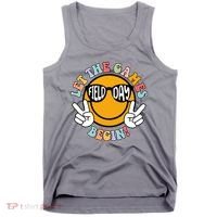 Let The Games Begin Field Day Smile Face Tank Top thumb 0
