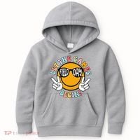 Let The Games Begin Field Day Smile Face Kids Hoodie thumb 0