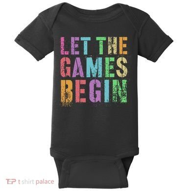 Let The Games Begin School Field Day Legend I'm Just Here Baby Bodysuit