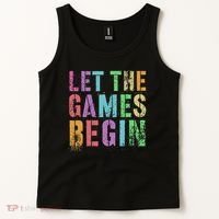 Let The Games Begin School Field Day Legend I'm Just Here Tank Top thumb 2