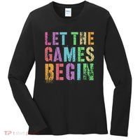 Let The Games Begin School Field Day Legend I'm Just Here Women's Long Sleeve Shirt thumb 0