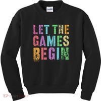 Let The Games Begin School Field Day Legend I'm Just Here Kids Sweatshirt thumb 0