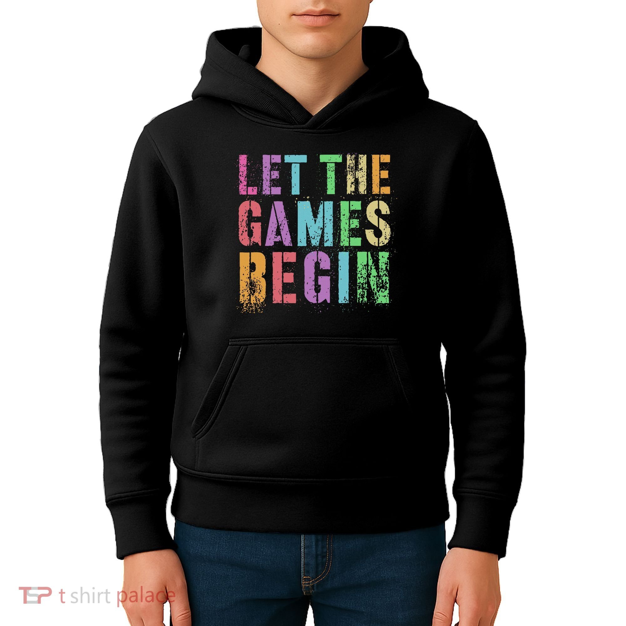 Let The Games Begin School Field Day Legend I'm Just Here Kids Hoodie