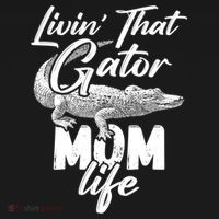 Livin That Gator Mom Life Mother Alligator Gift Ornament thumb 1