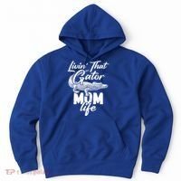 Livin That Gator Mom Life Mother Alligator Gift Hoodie thumb 0