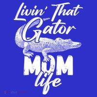 Livin That Gator Mom Life Mother Alligator Gift Hoodie thumb 2