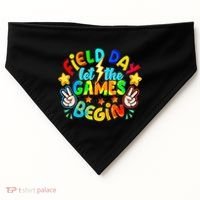 Let The Games Begin Teachers Field Day Gift USA-Made Doggie Bandana thumb 0
